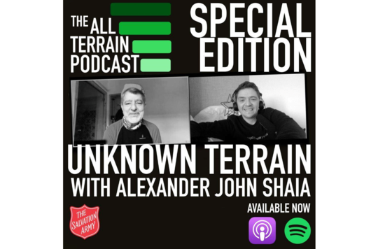Unknown terrain podcast promo image thumbnail