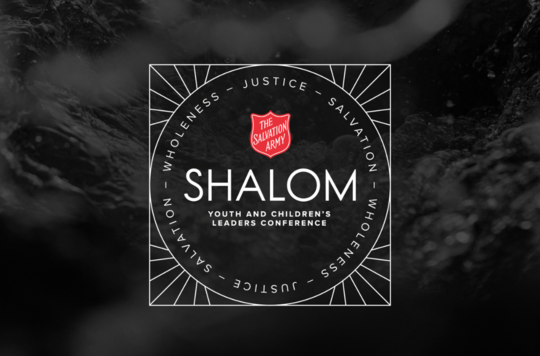 SHALOM: Youth and Children's Leaders Conference. Wholeness - Justice - Salvation