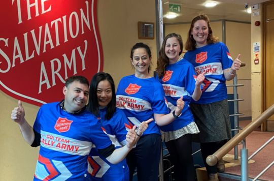 The Salvation Army community and events fundraising team