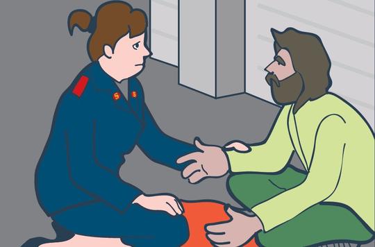 An active listening activity to help pupils understand some of the different ways The Salvation Army helps people