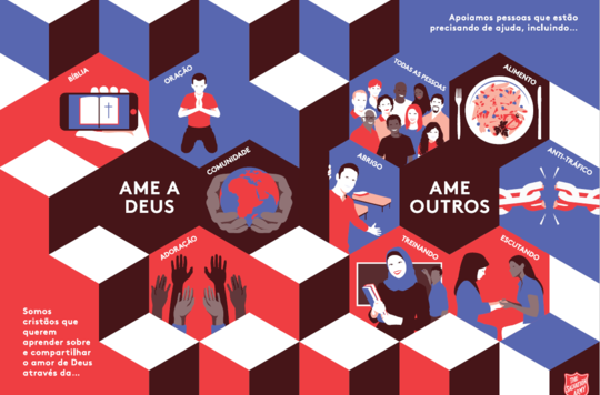 Artwork for Intercultural Mission leaflet in Portuguese