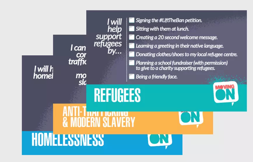 Pledge cards
