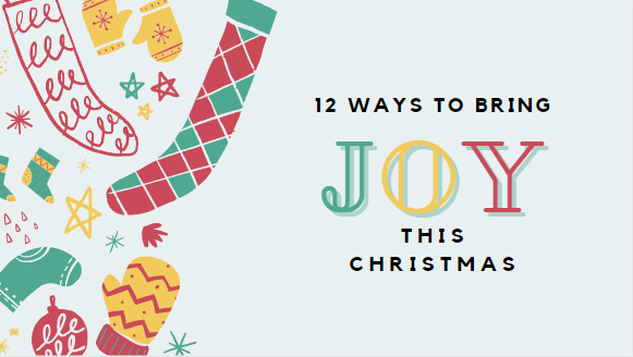 12 Ways to bring joy image