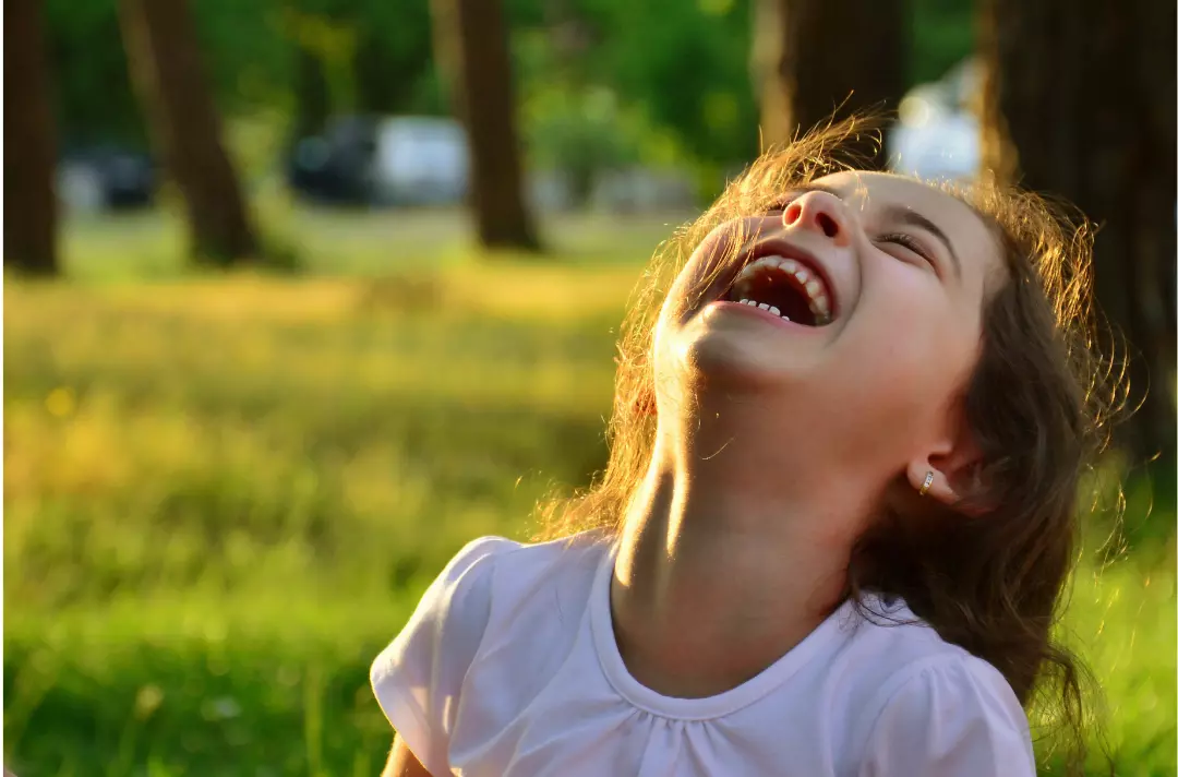 Child laughing