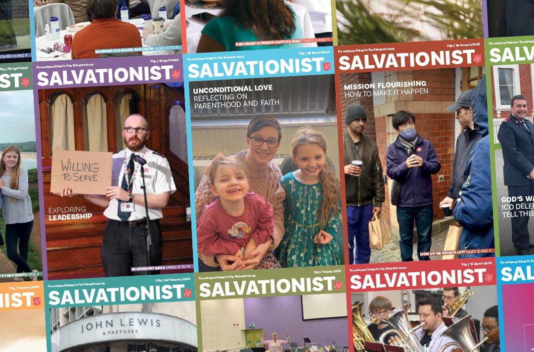 Salvationist magazine front covers