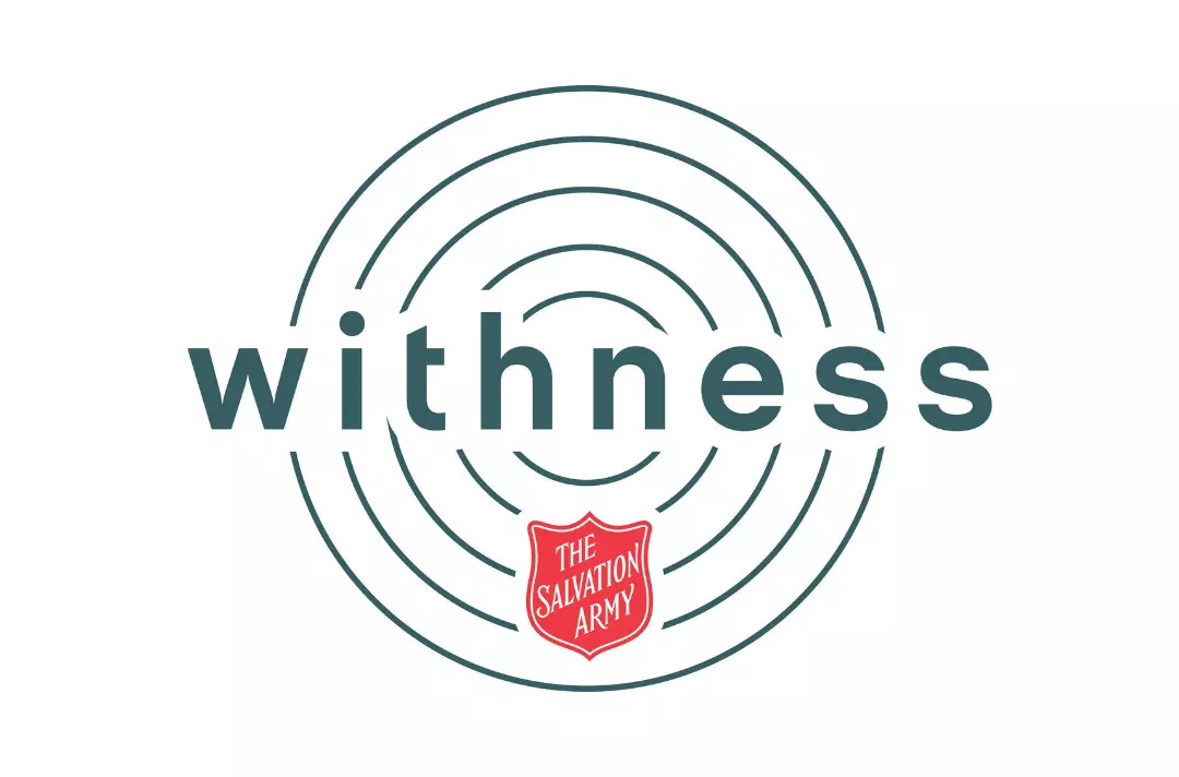 Withness logo with The Salvation Army red shield