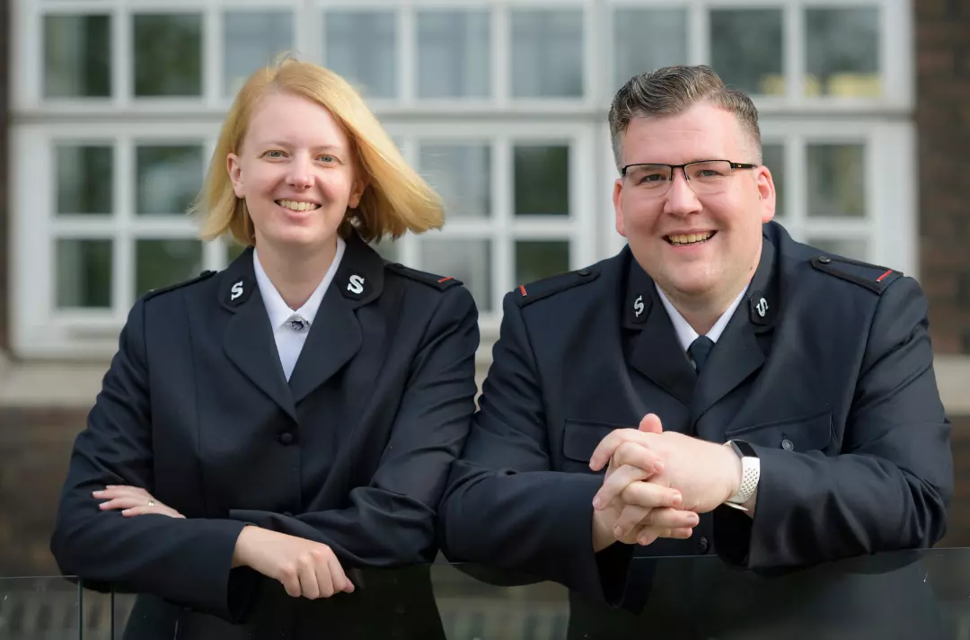 Cadets Hannah and Stuart Turnbull