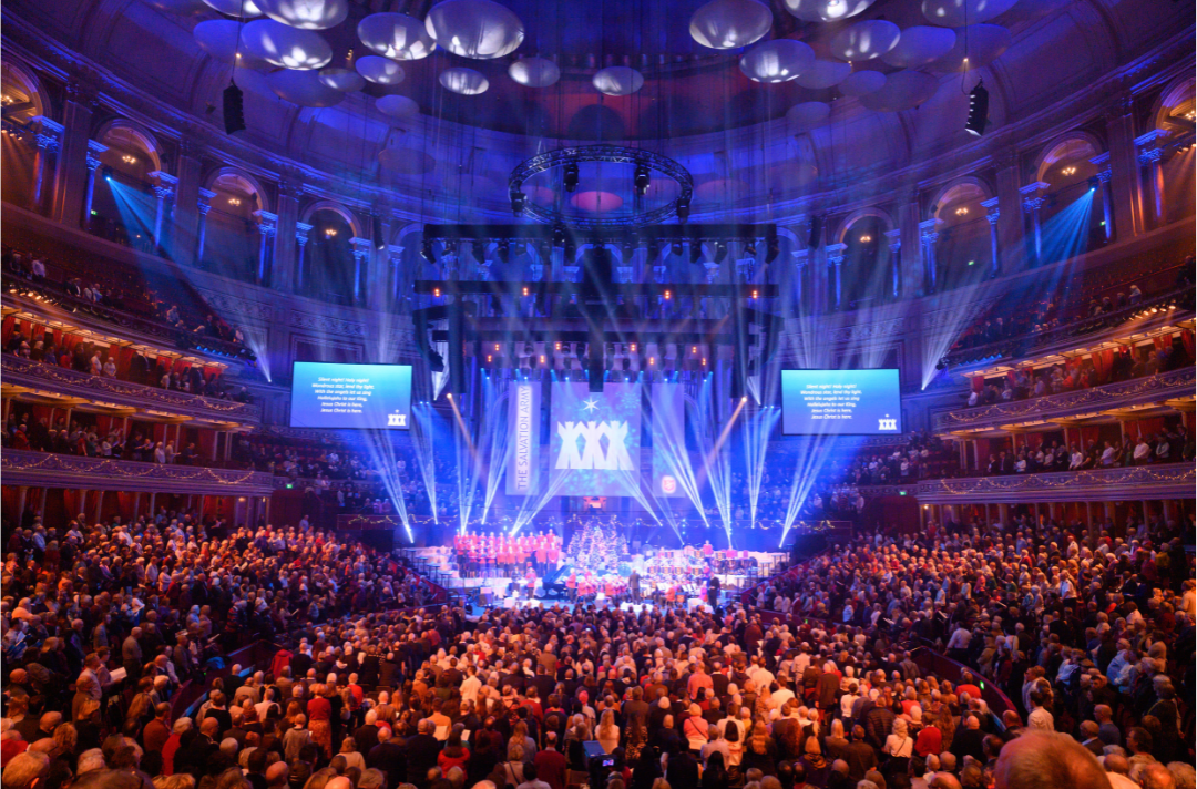 Celebrating Christmas with The Salvation Army at the Royal Albert Hall