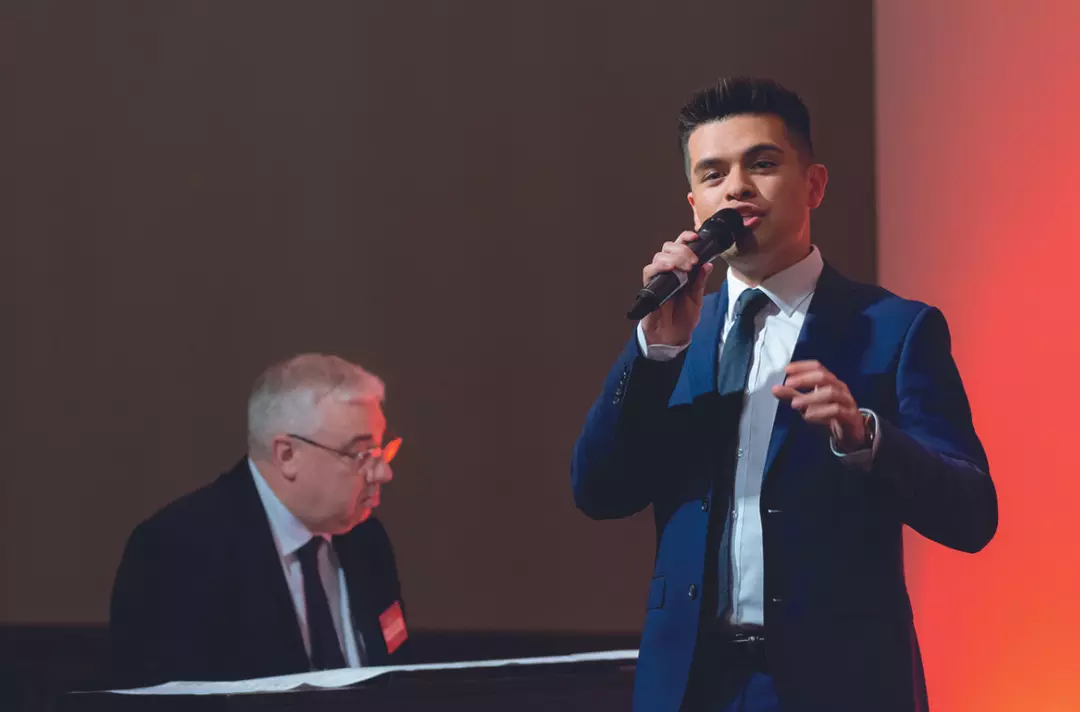Charlie Green sings with Richard Phillips accompanying on piano