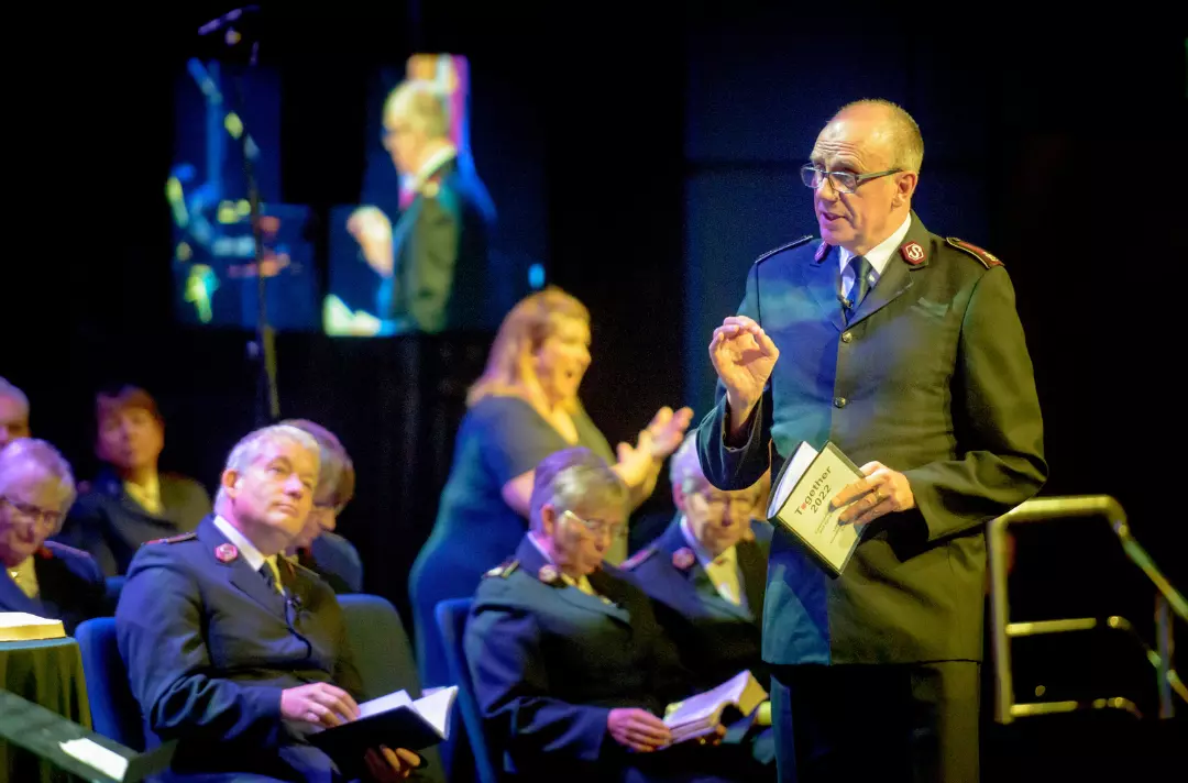 Commissioner Anthony Cotterill shares the Bible message