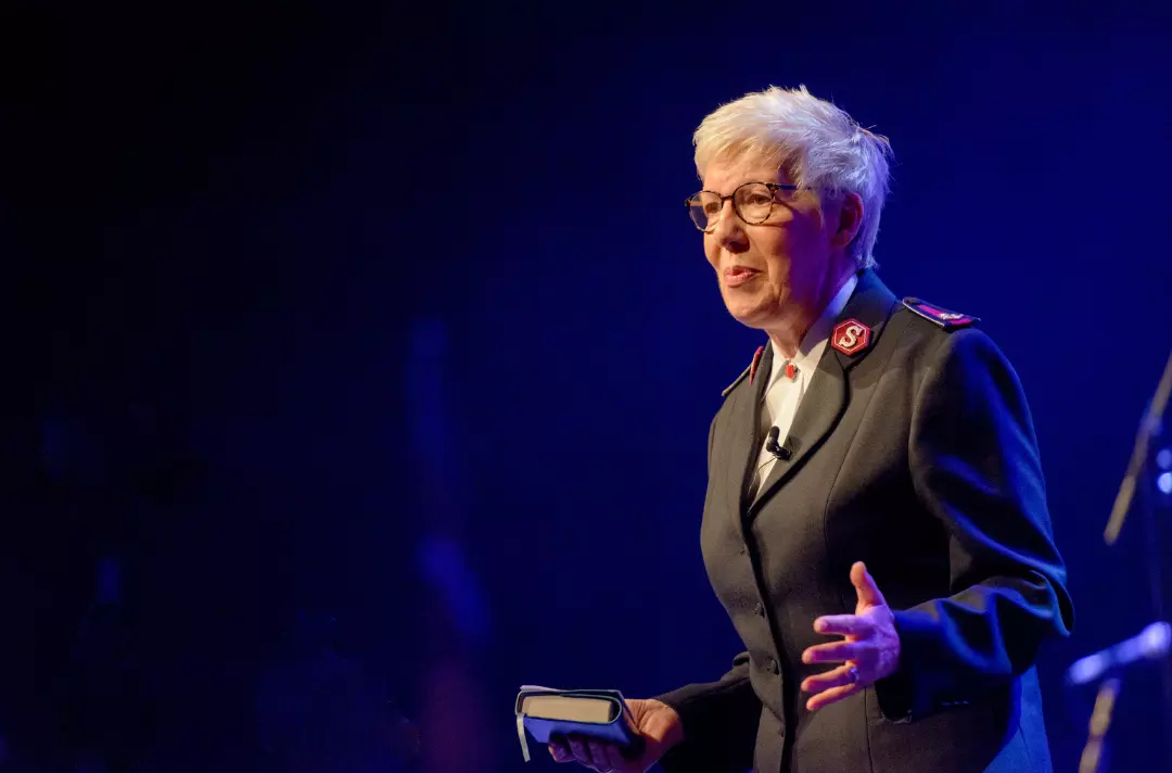 Colonel Jenine Main speaks at Commissioning