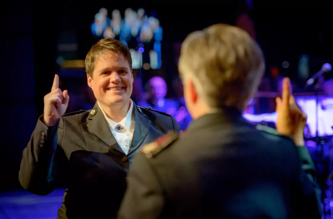 Wendy Verheij being commissioned