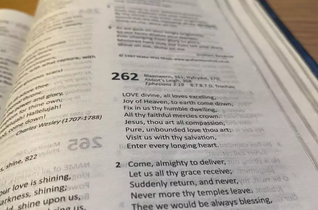 A photo of Love Divine, All Loves Excelling in the Salvation Army Song Book