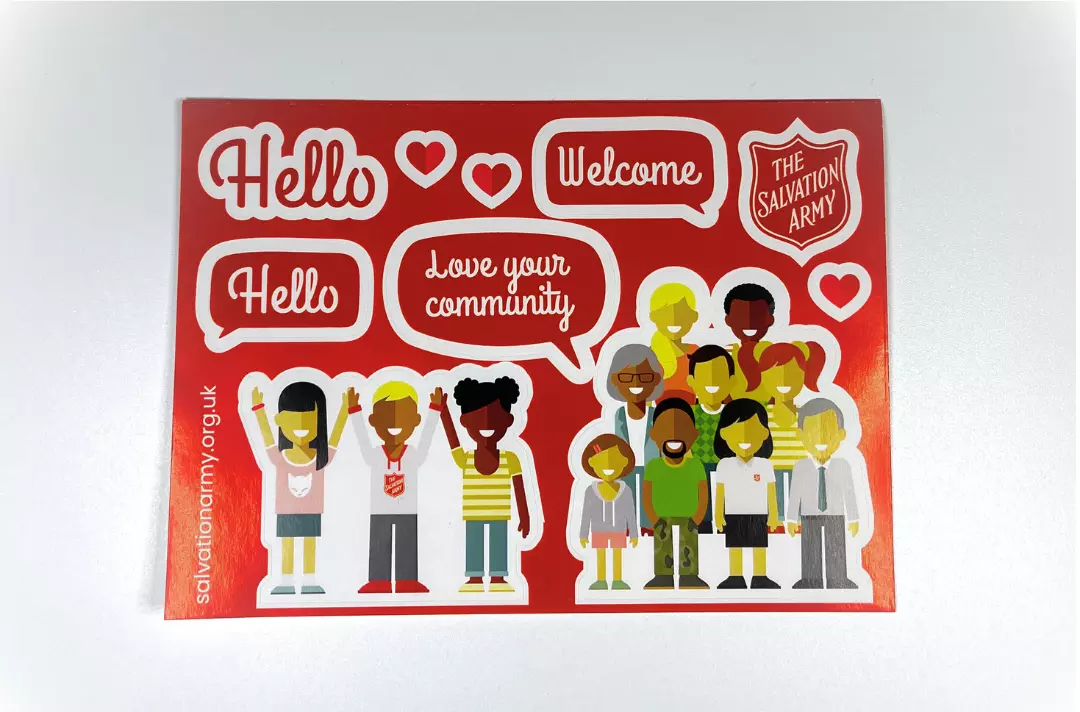 Photo of Hello sticker sheet