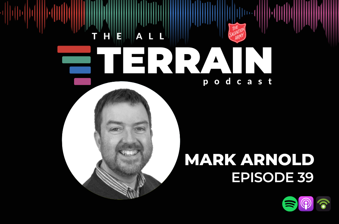 Mark Arnold photo and All Terrain Podcast artwork