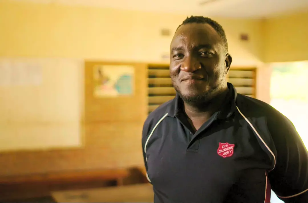 Photo shows Mathews Tulombolombo.