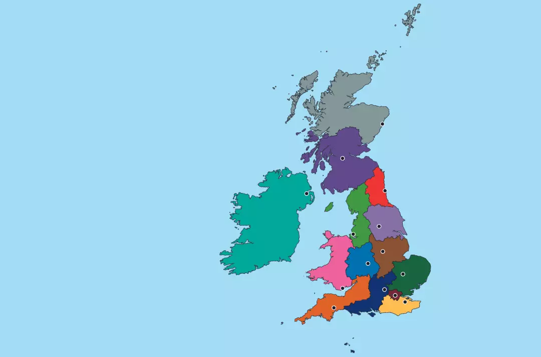 A graphic shows a map of the UKI Territory with the latest divisional boundaries outlined.
