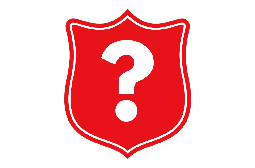 A graphic shows a blank Salvation Army shield with a question mark in the middle.