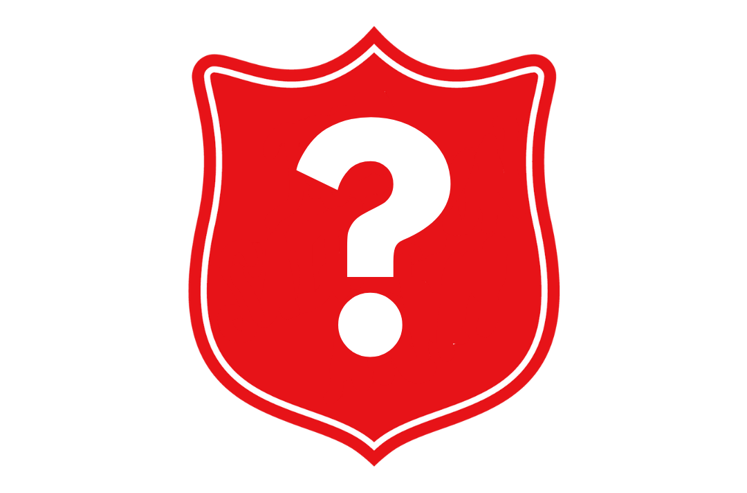 A graphic shows a blank Salvation Army shield with a question mark in the middle.