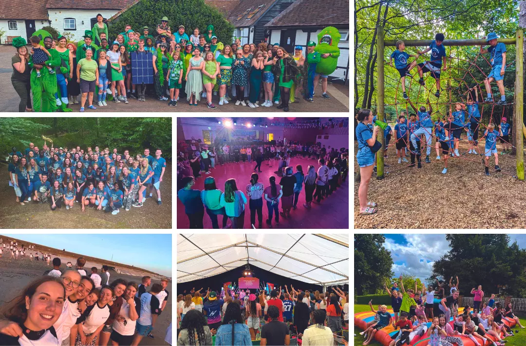 A collage of photos shows scenes from across different summer schools.