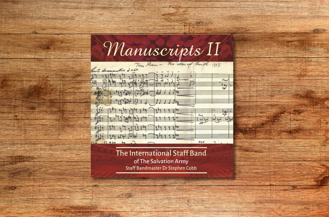 A graphic shows the cover of Manuscripts II.