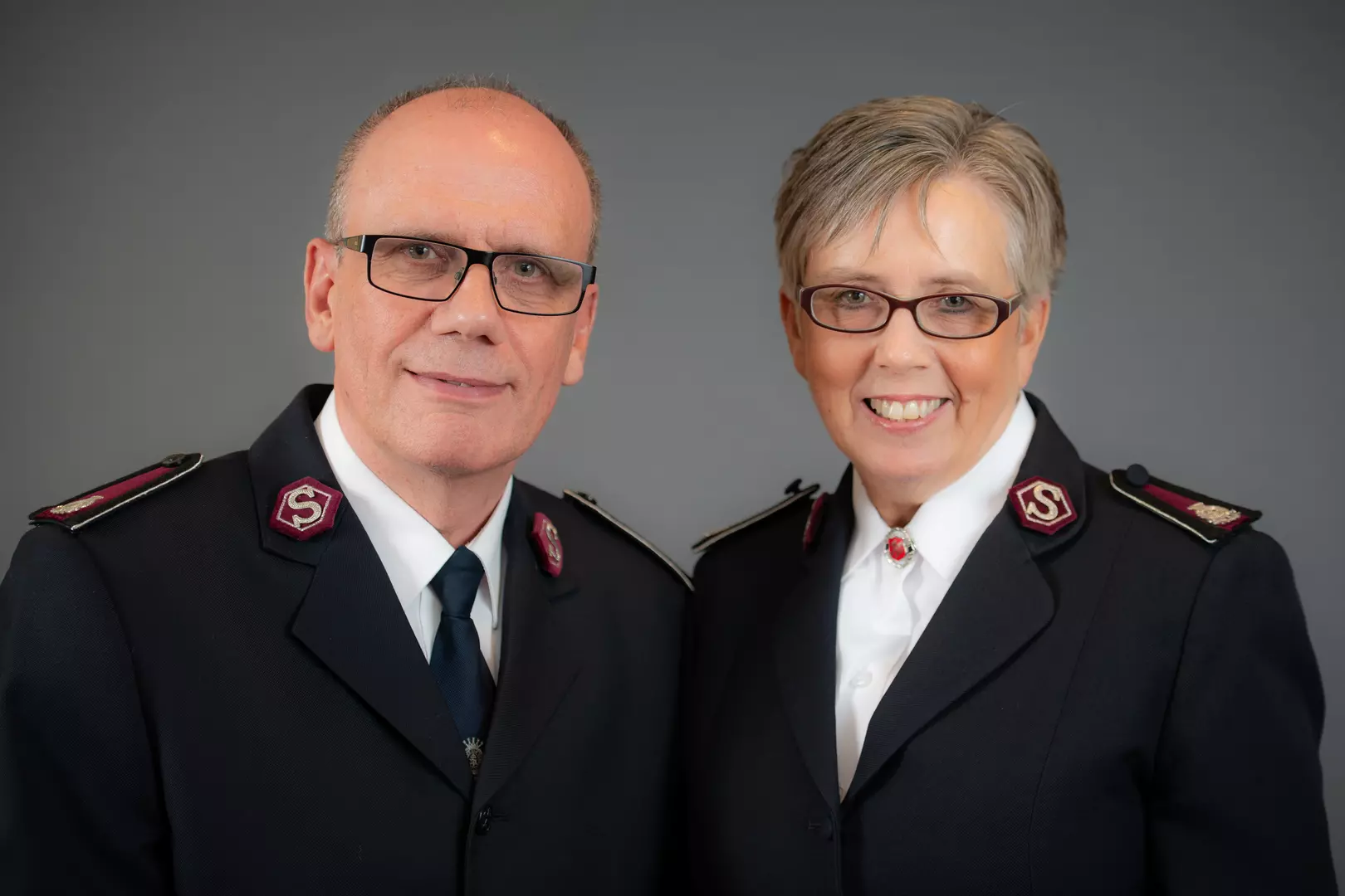 A photo of Commissioners Anthony and Gillian Cotterill.