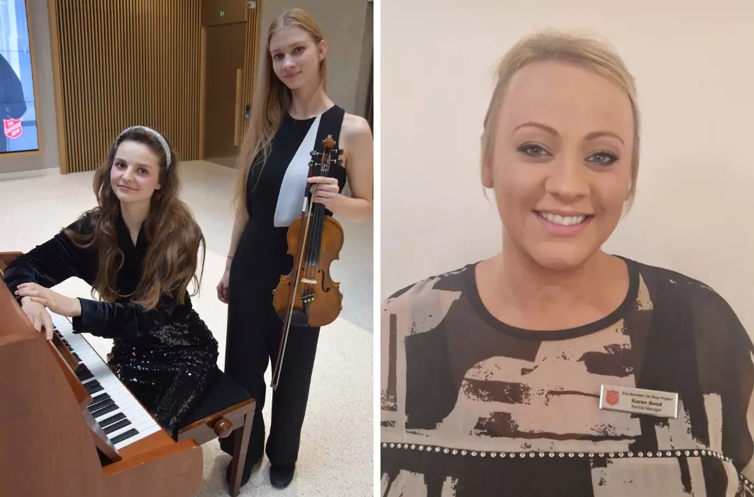 A photo of Anna-Mariia, Mariia and Karen Good