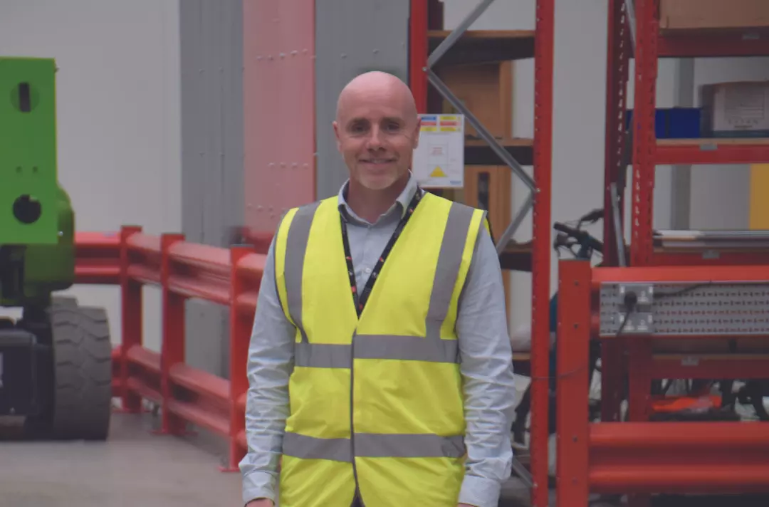 Site manager John Webb