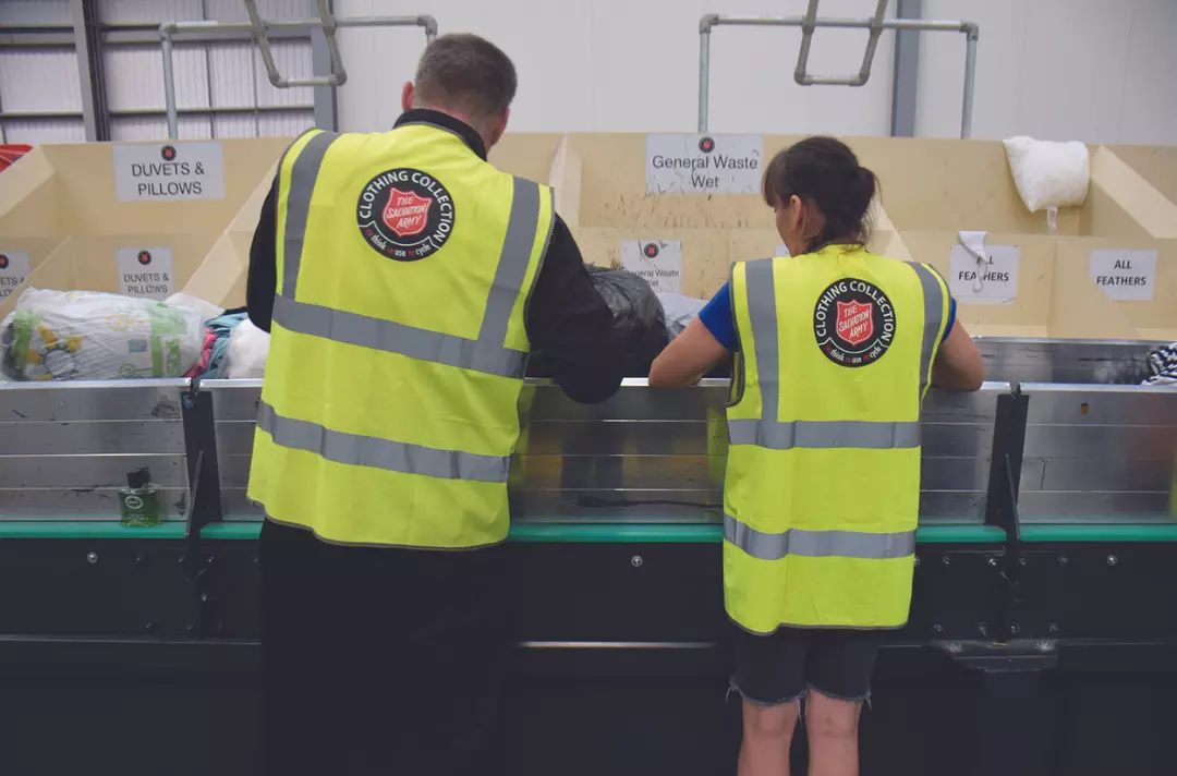 A photo of the recycling centre
