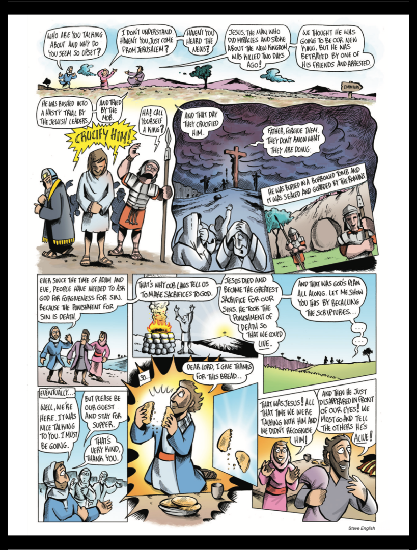 Holy Week comic strip page 3