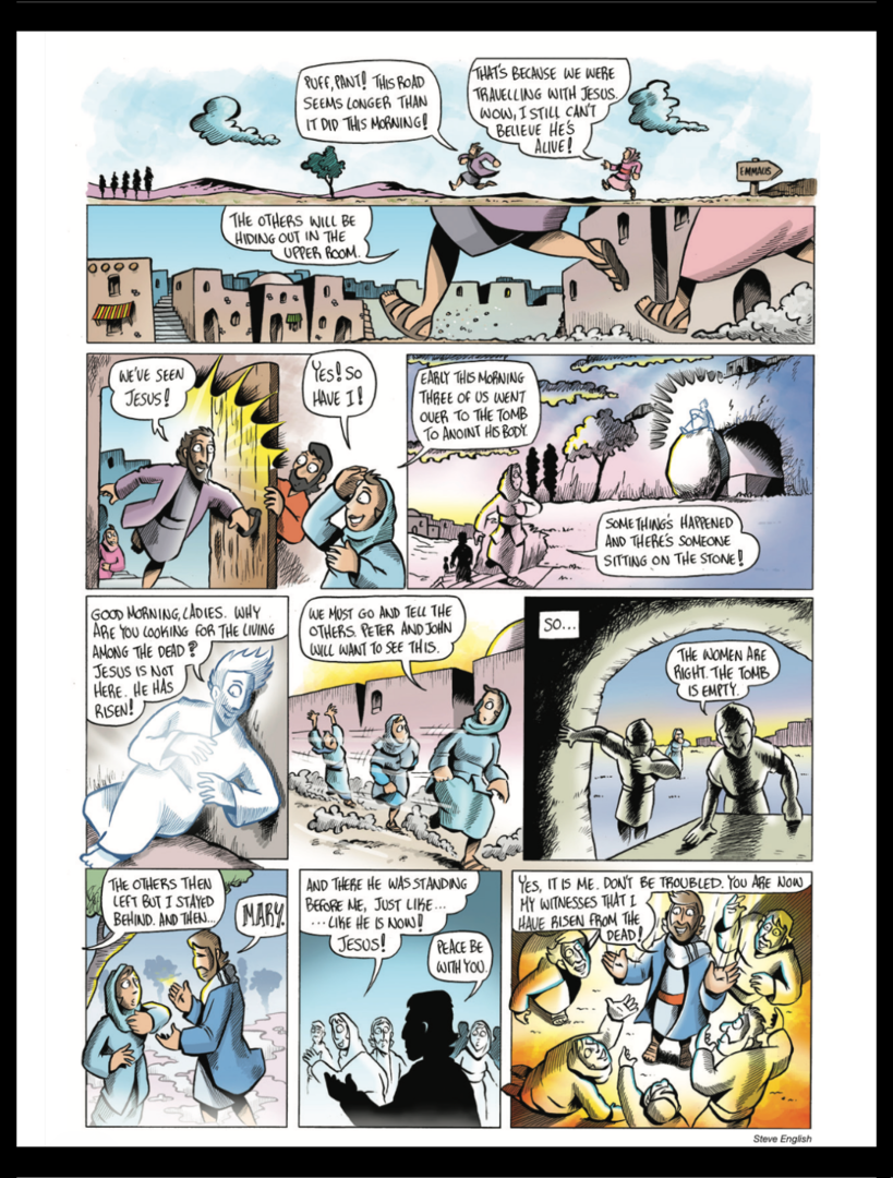 Holy Week comic strip page 4