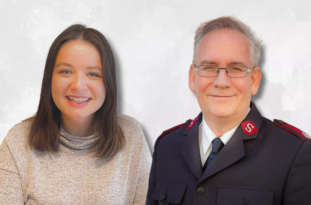 A photo of Bethany Gibson and David Cavanagh.