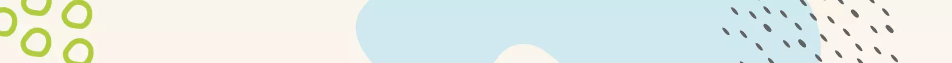 light blue shape with green dots