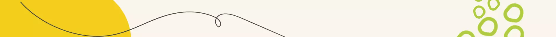 orange shape with swirly line