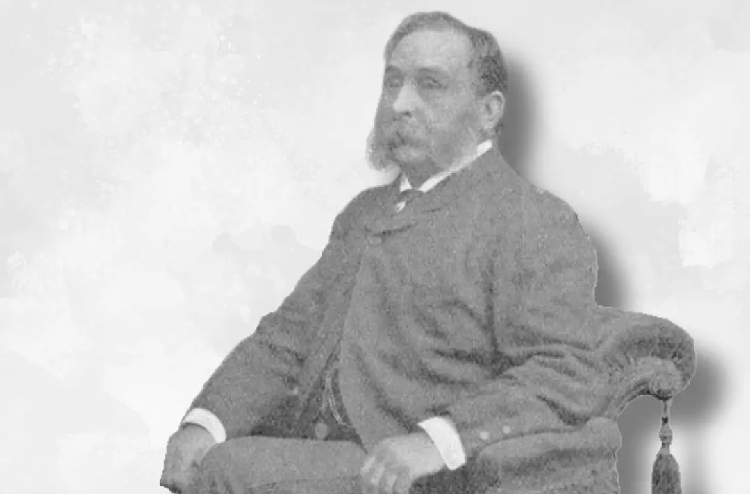 A photo of John Cory in black and white