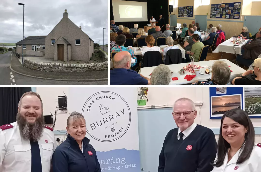 Three photos show scenes from Kirkwall Corps.