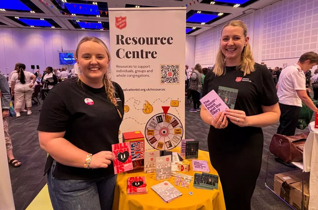 A photo of the Resource Centre team by their stand at Together 2024