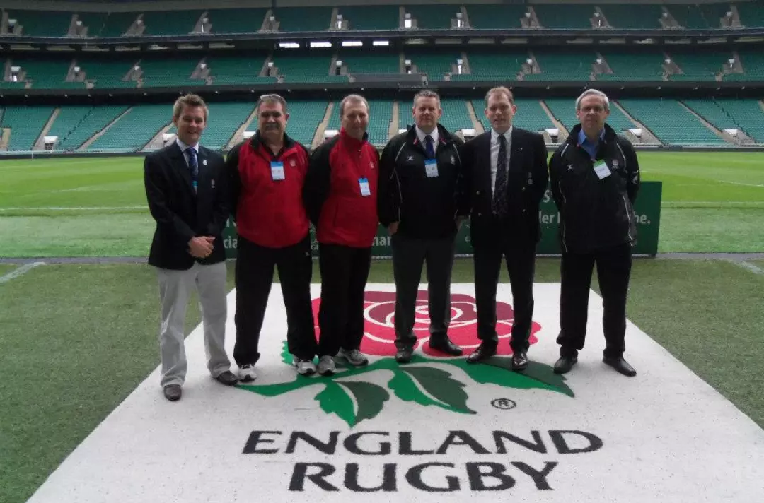 Andrew Vertigan as a rugby union referee