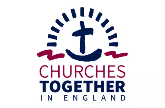 a cross in the centre of the logo with text underneath
