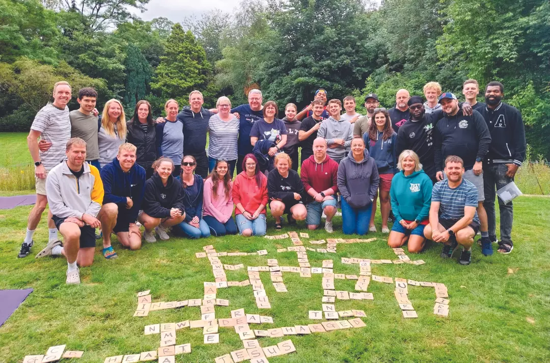 A group photo taken at Sport Faith Life 2024