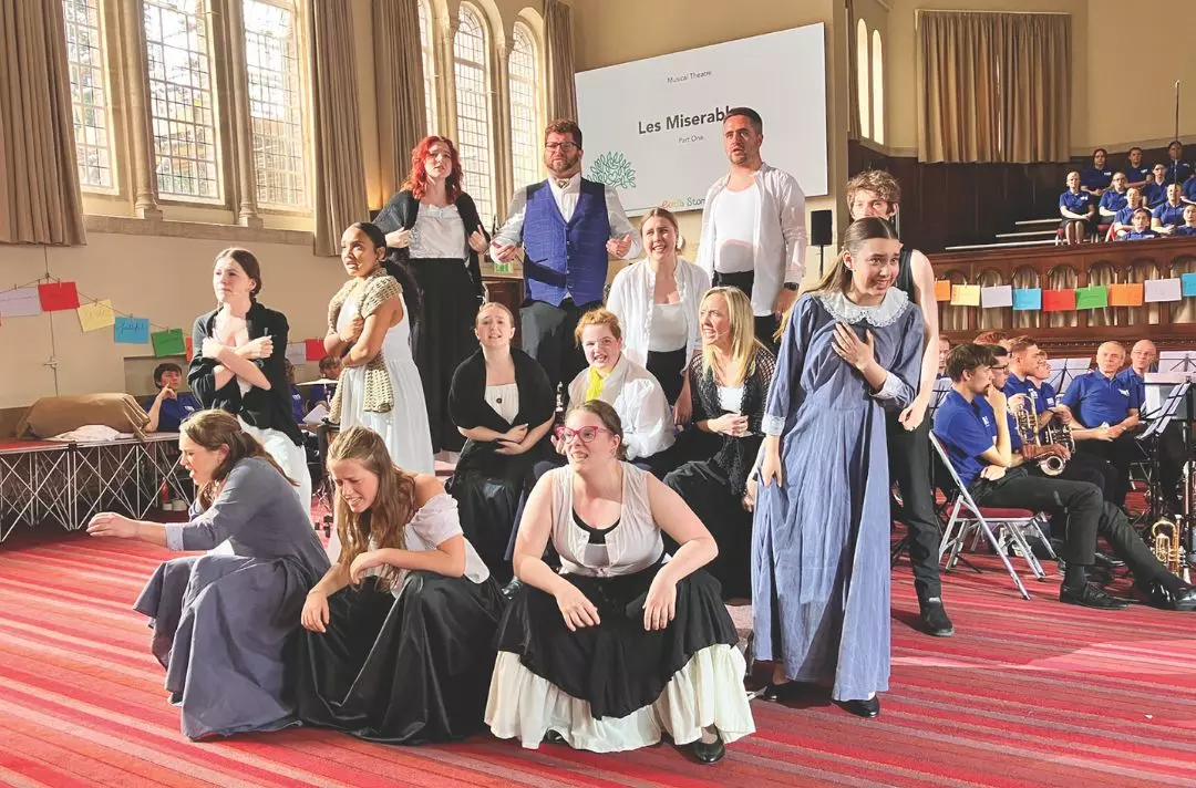 The musical theatre group perform Les Miserables at TMS 2024
