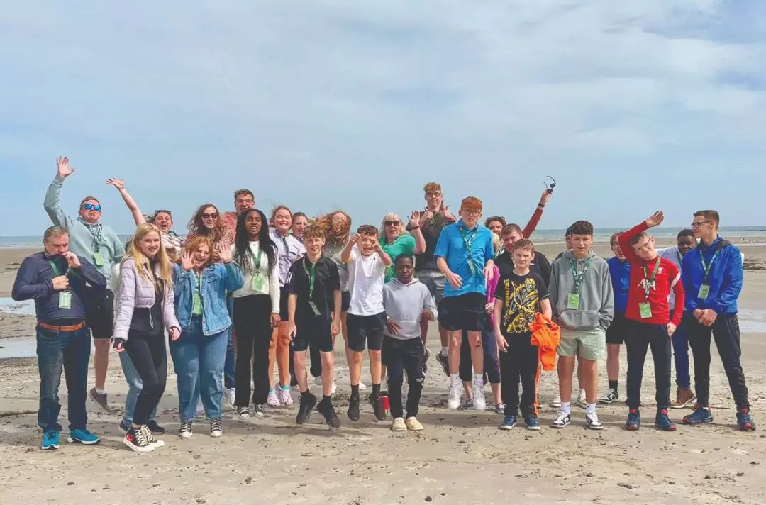 Group photo from a summer school in the Ireland Division