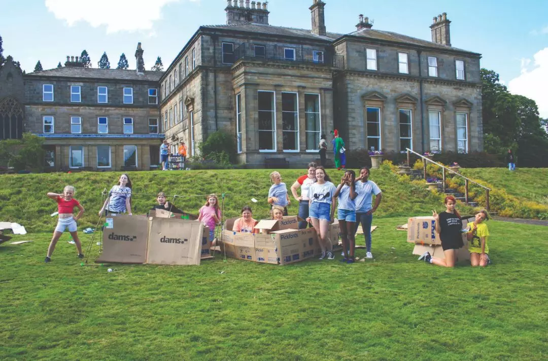 Group photo from a North East summer school
