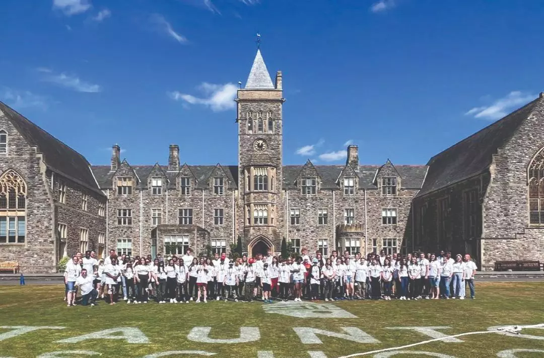 Group photo from a South West Division summer school