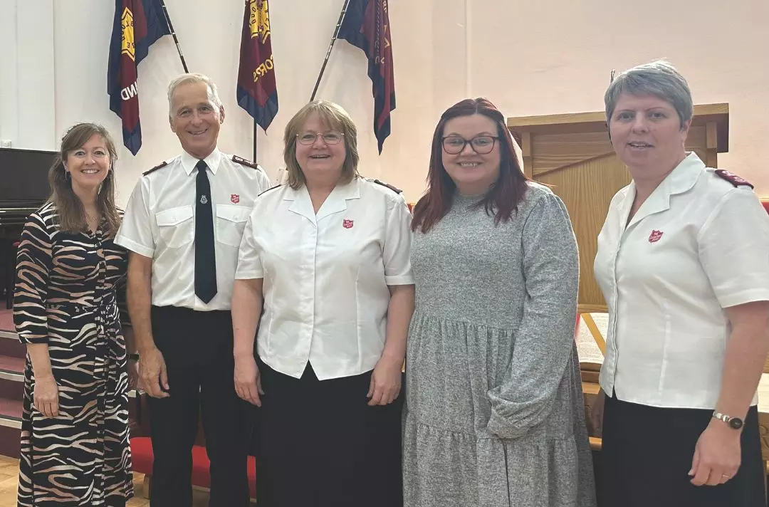 A group photo at Belfast Sydenham