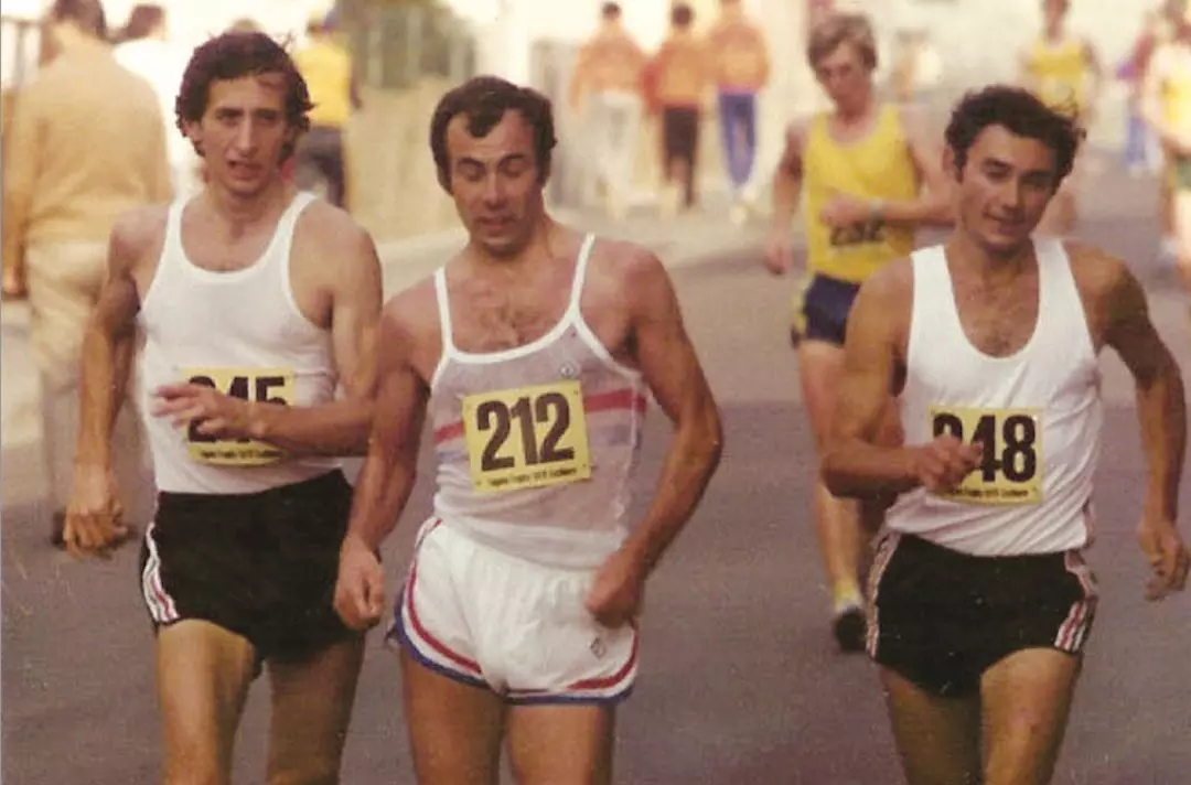 A photo of Ian at the 1980 Olympics
