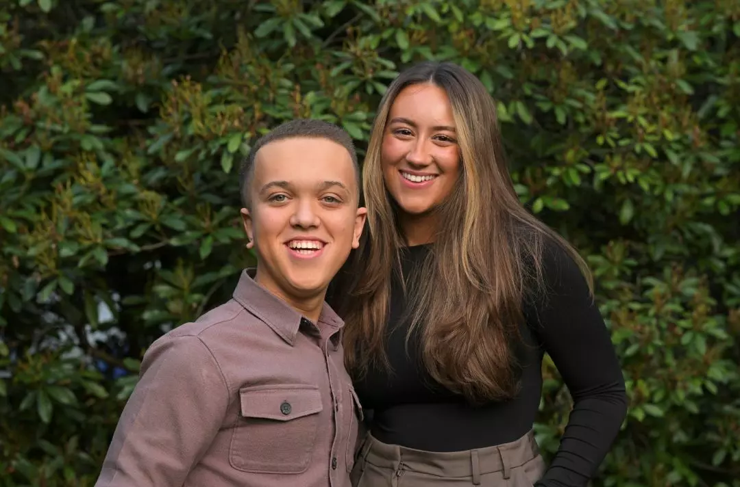 A photo of Anais and Khaim Spencer