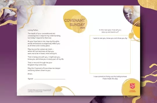 Covenant card