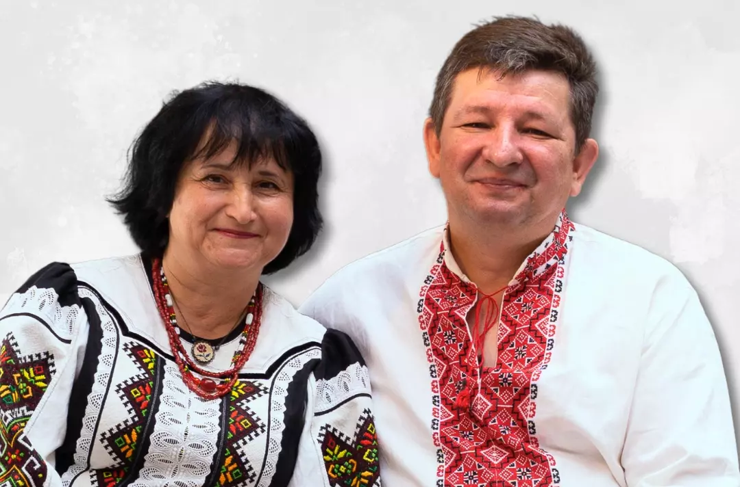 A photo of Konstantin and Irina Shvabm