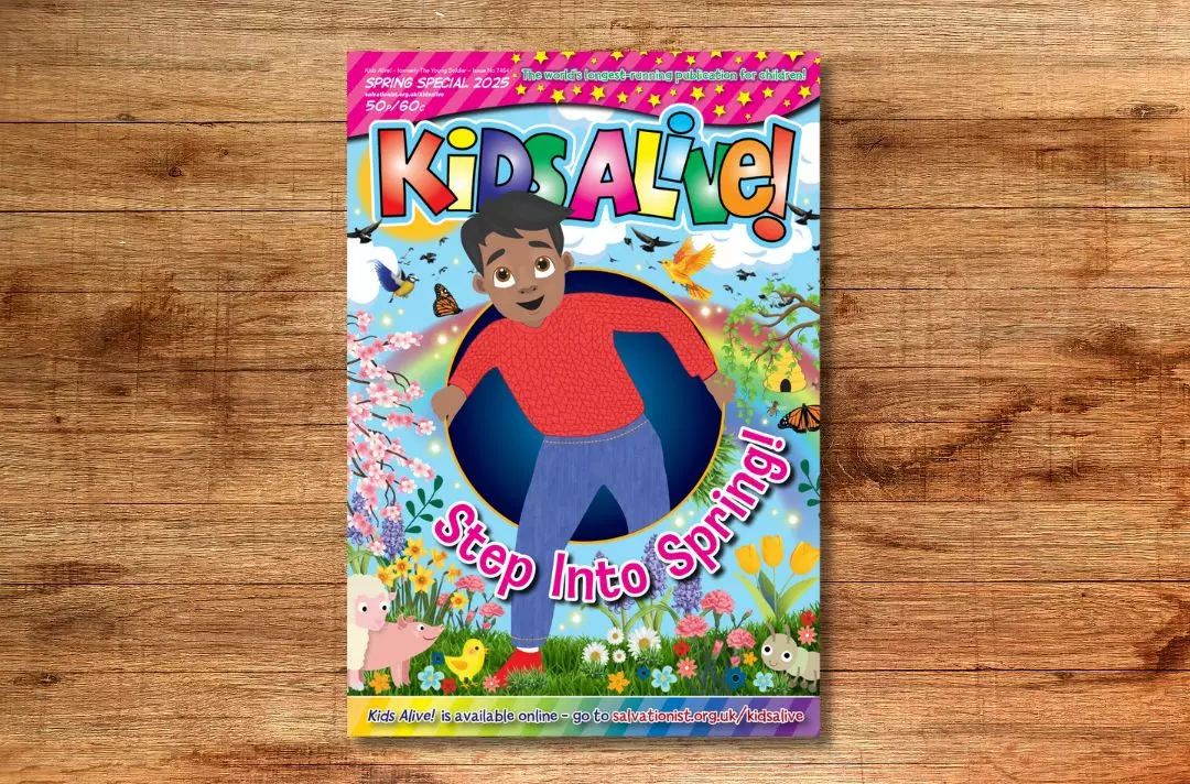 The front cover of the 2025 Kids Alive! Spring special